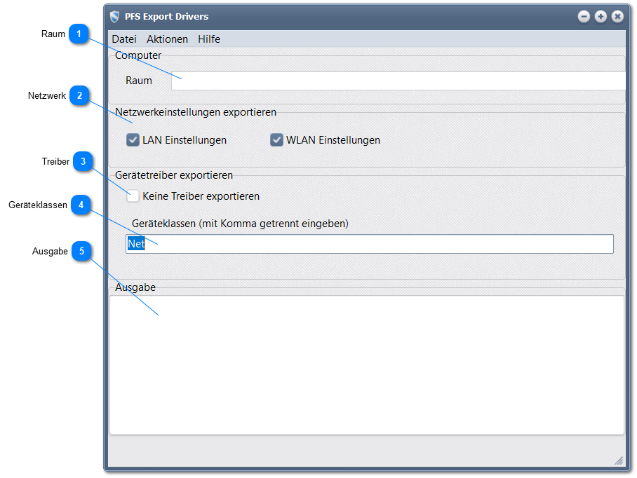 10.3.1.1. Treiber exportieren